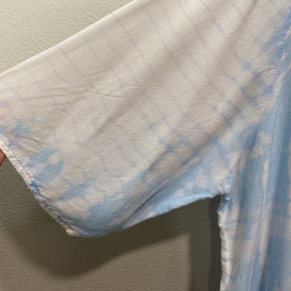 Style Kik natural tie‎ dye swim coverup light top - Picture 4 of 9